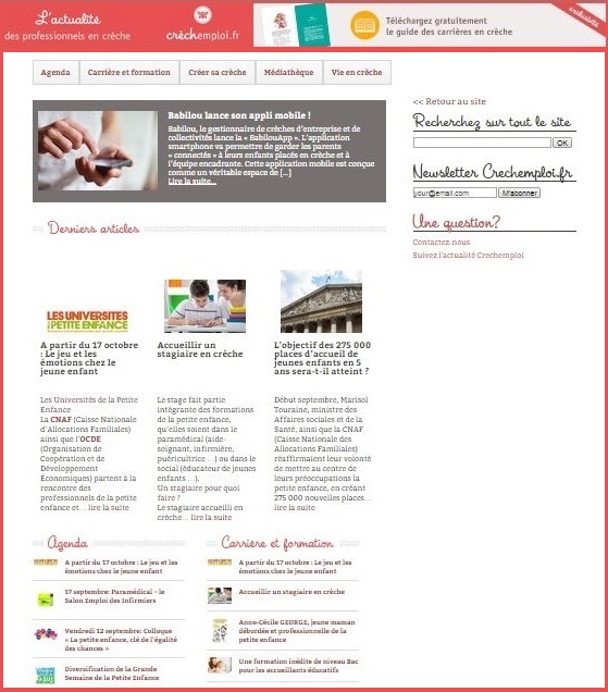 Découvrez le Webzine conçu pour les professionnels de crèche !